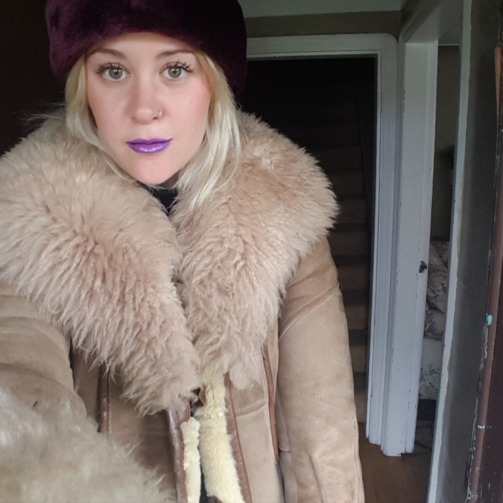 REAL vintage sherling coat - Picture 8 of 9
